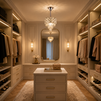 Lampadario in cristallo VECTORIA Petito 3xE14, diametro 28 cm, oro, altezza regolabile, metallo e cristallo