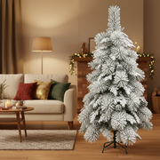 UPERNAVIK Abete Artificiale, 180 cm, 550 punte, Supporto in Metallo, Verde