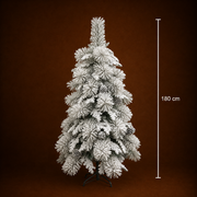 UPERNAVIK Abete Artificiale, 180 cm, 550 punte, Supporto in Metallo, Verde