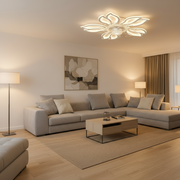 Lampadario LED ANEMO Fan con telecomando, 30W, D61cm, luce fredda/neutra/calda, metallo e plastica, bianco