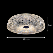 Lampadario LED RADIAN Eleganza, 38,9W, Diametro 48,5 cm, Luce Calda/Neutra/Fredda, Lampadario LED Bianco Titolo predefinito Alessandro Design