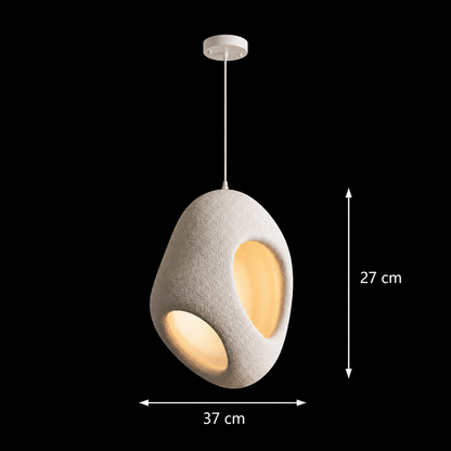 Lampadario Moderno FOAMER Nobile, 37 cm, Sospeso, 1 X E27, Bianco, Metallo e Schiuma, Altezza Regolabile Lampadari Moderni Titolo predefinito Alessandro Design