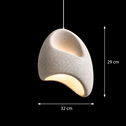 Lampadario Moderno VANTA, 32 cm, Sospeso, 1 X E27, Bianco, Metallo e Schiuma, Altezza Regolabile Lampadari Moderni Titolo predefinito Alessandro Design