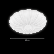 Plafoniera LED Margareta 23 cm, 22W, 3000K / 4000K / 6000K, Bianco, Metallo e Acrilico Plafoniere LED Titolo predefinito Alessandro Design