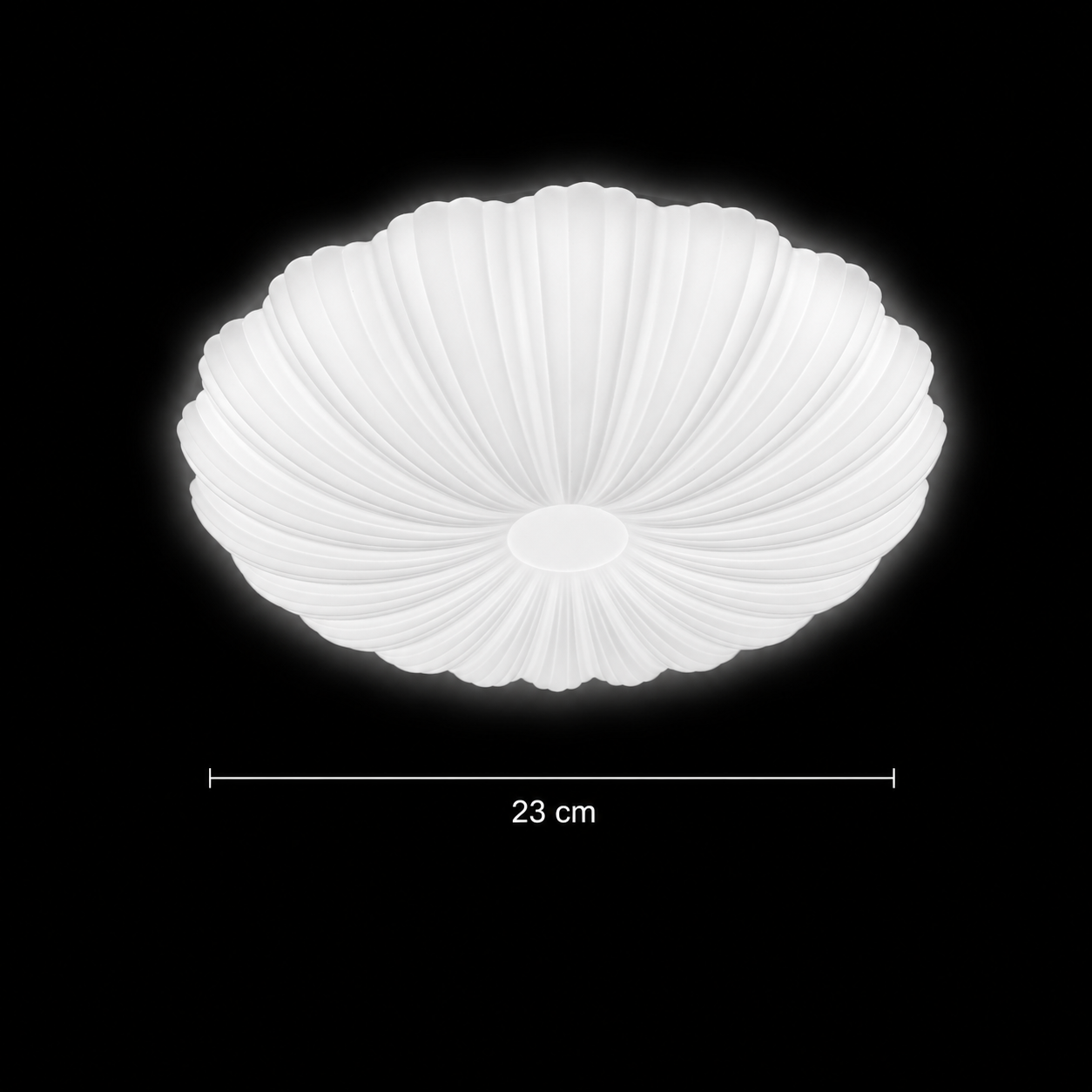 Plafoniera LED Margareta 23 cm, 22W, 3000K / 4000K / 6000K, Bianco, Metallo e Acrilico Plafoniere LED Titolo predefinito Alessandro Design