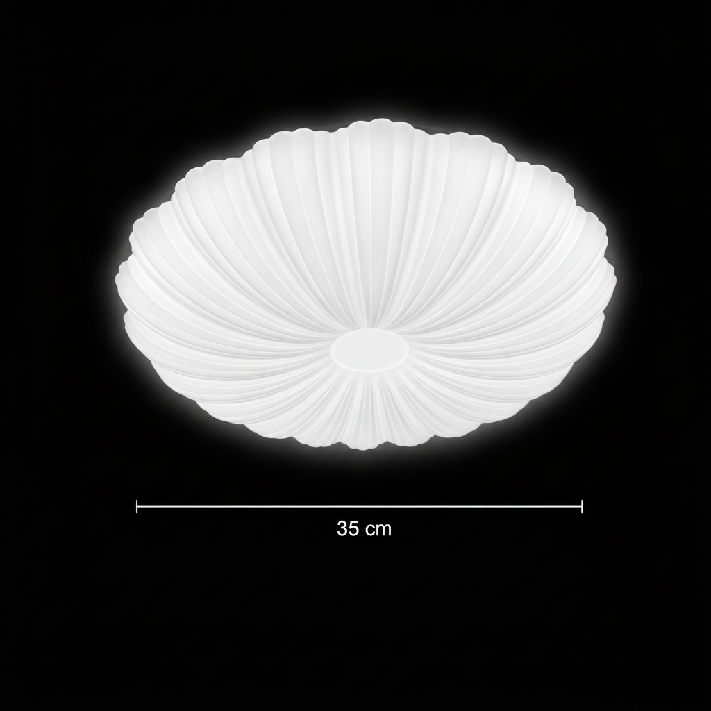 Plafoniera LED Margareta 35 cm, 31W, 3000K / 4000K / 6000K, Plafoniere LED bianche, in metallo e acrilico Titolo predefinito Alessandro Design