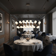 ELEKTRA Grande Lampadario a Sospensione, Ø120cm, 20xG9, Oro, Metallo e Vetro