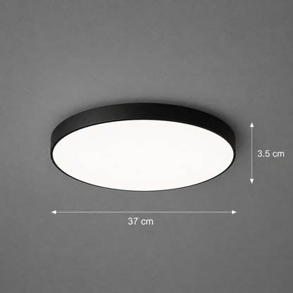 Plafoniera LED SOLIS 37cm 32W Luce Fredda Nera