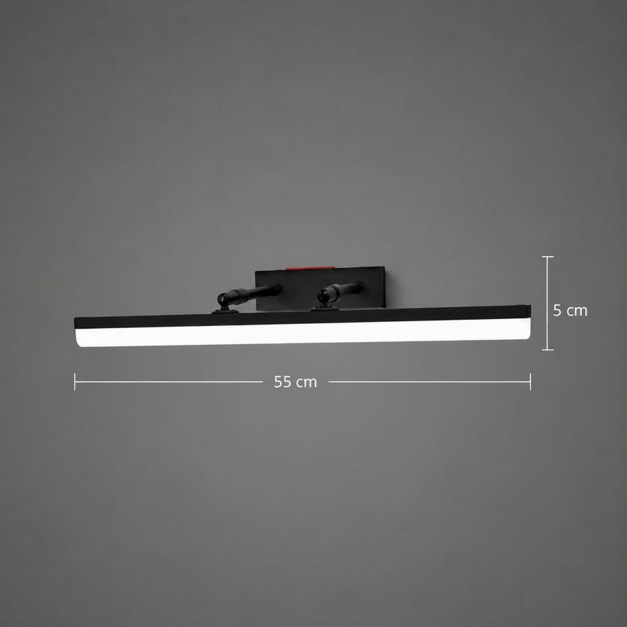 Aplica LED, MALAWI, 6W, liniara, lumina Calda/Neutra/Rece, Negru