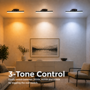 Aplica LED BALATON, 10W, liniara, lumina Calda/ Neutra/ Rece, Crom Lucios