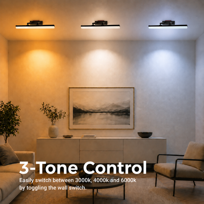 Aplica LED BALATON, 10W, liniara, lumina Calda/ Neutra/ Rece, Crom Lucios