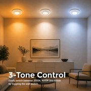 Lampadario LED SHARIN, 18W, Diametro 19cm, Luce Calda/Neutra/Fredda, Bianco, Metallo e Acrilico