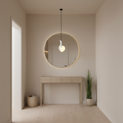 Lampada da parete decorativa MANO, 15x30cm, 1xE27, Vetro e Resina, Bianco