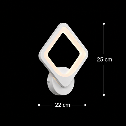 Applique LED Akila, 15W, Bianco, Luce Fredda/Calda/Neutra