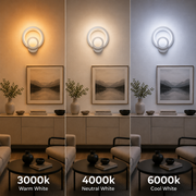 Lampada LED Urbanist 19W Rotonda Luce Fredda/Calda/Neutra in Acrilico e Metallo Bianco