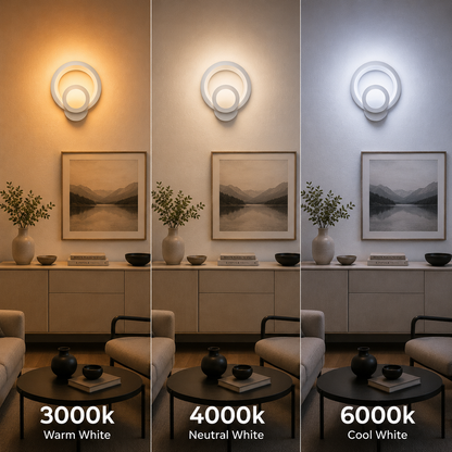 Lampada LED Urbanist 19W Rotonda Luce Fredda/Calda/Neutra in Acrilico e Metallo Bianco