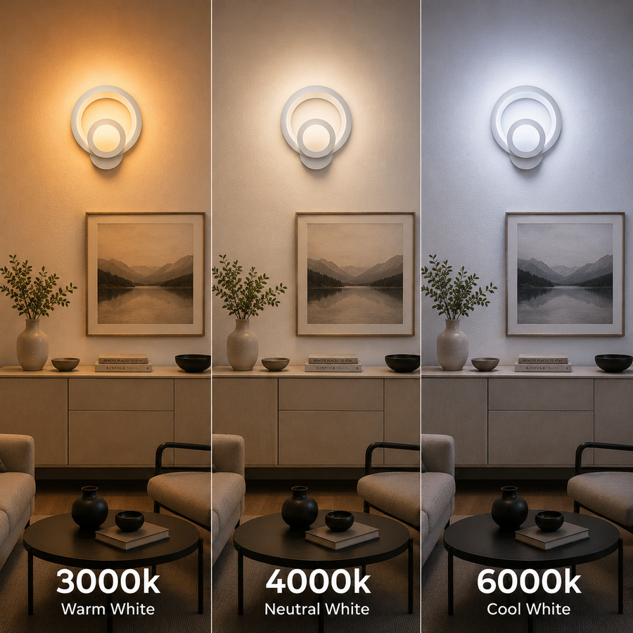 Lampada LED Urbanist 19W Rotonda Luce Fredda/Calda/Neutra in Acrilico e Metallo Bianco