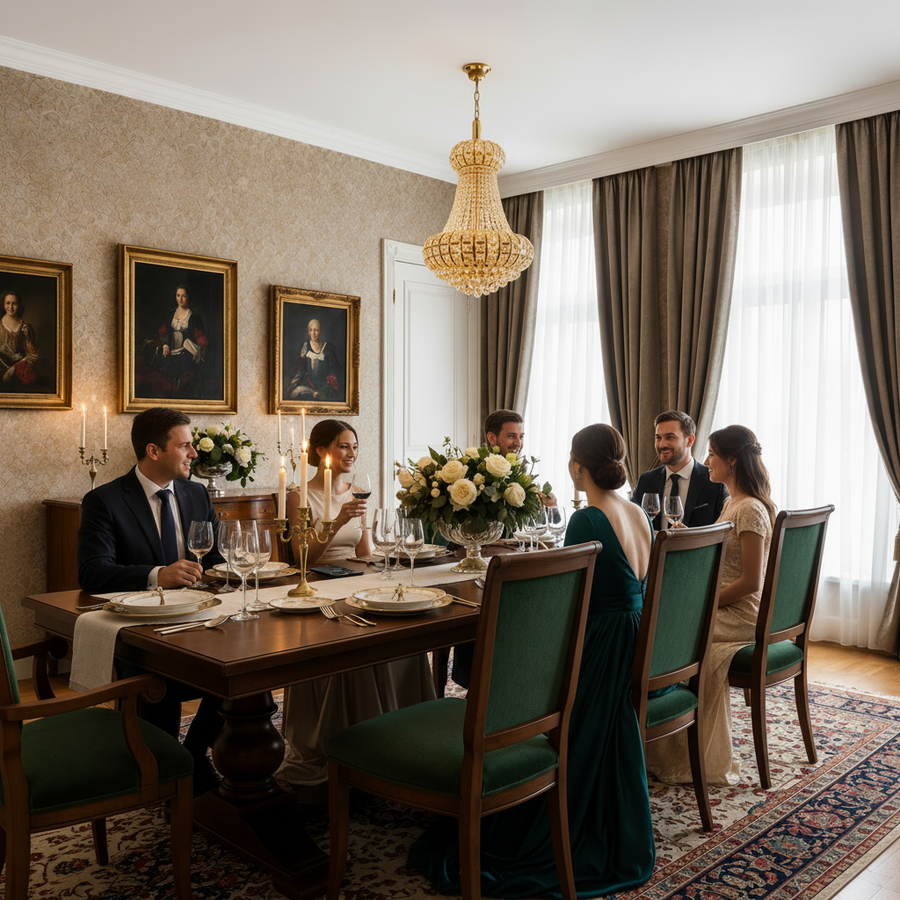 Lampadario Cristallo CASTRUM Eleganza 9xE14, D50 cm, Oro, Altezza Regolabile, Metallo e Cristallo