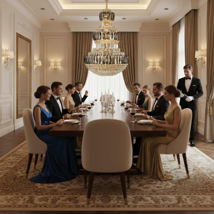 VELIOR Supremo Lampadario in cristallo 40xE14, D100 cm, Oro, Altezza regolabile, Metallo e cristallo