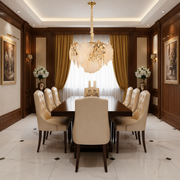 Lampadario in Cristallo LUXE Elegance 9xE14, Diametro 50cm, Altezza 33cm, Oro Lucido, Altezza Regolabile, Design Elegante Lampadari in Cristallo Titolo predefinito Alessandro Design