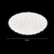 Plafoniera PL154 LED 35 cm, 31W, 3000K / 4000K / 6000K, Bianco, Plafoniere LED in metallo e acrilico Titolo predefinito Alessandro Design