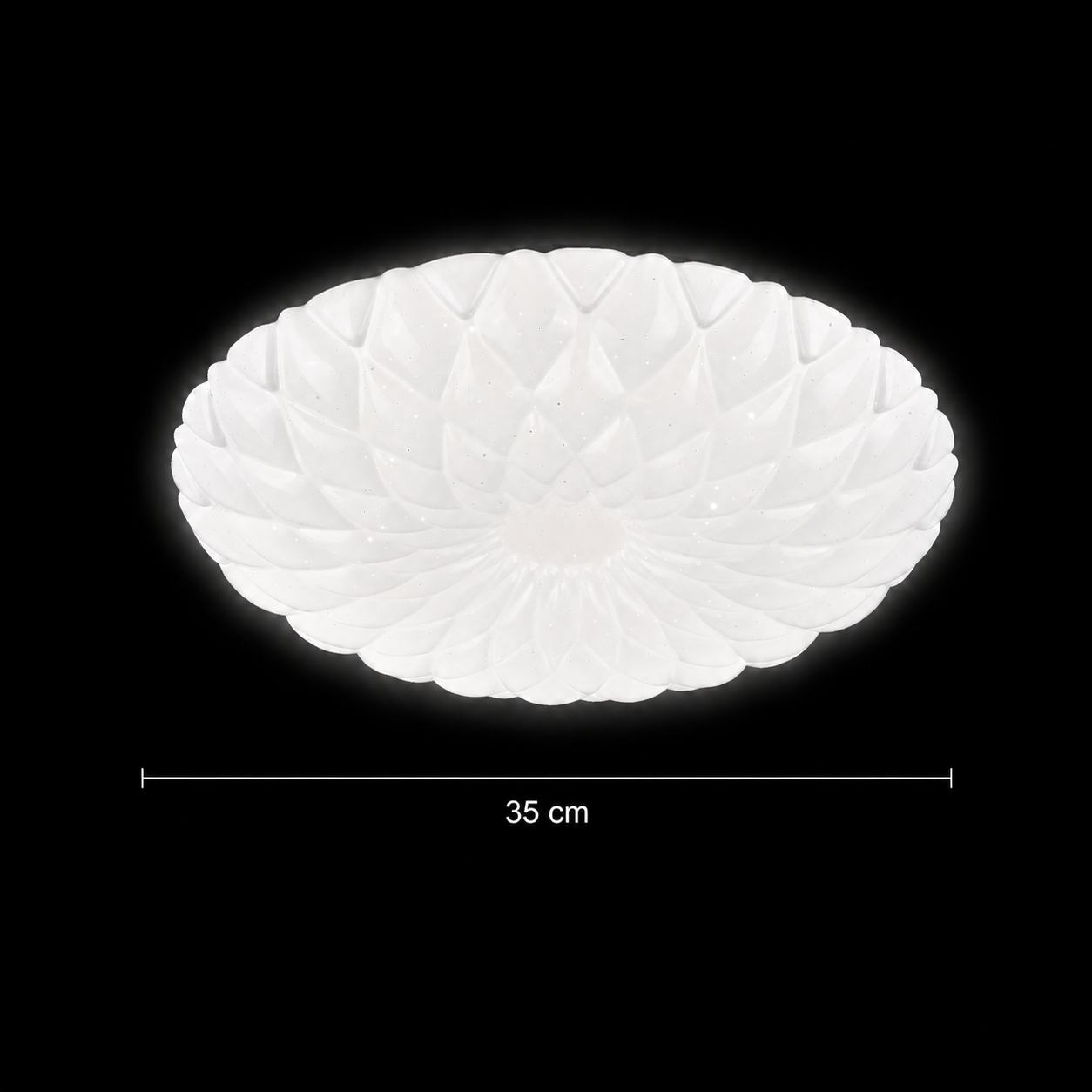 Plafoniera PL154 LED 35 cm, 31W, 3000K / 4000K / 6000K, Bianco, Plafoniere LED in metallo e acrilico Titolo predefinito Alessandro Design