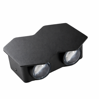 Applique LED AX231, Esterno e Interno, 4 Sorgenti, 10W, Nero, 3000K Applique da esterno Titolo predefinito Alessandro Design
