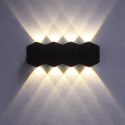 Applique LED AX231, Esterno e Interno, 8 Sorgenti, 16W, Nero, 3000K Applique da esterno Titolo predefinito Alessandro Design