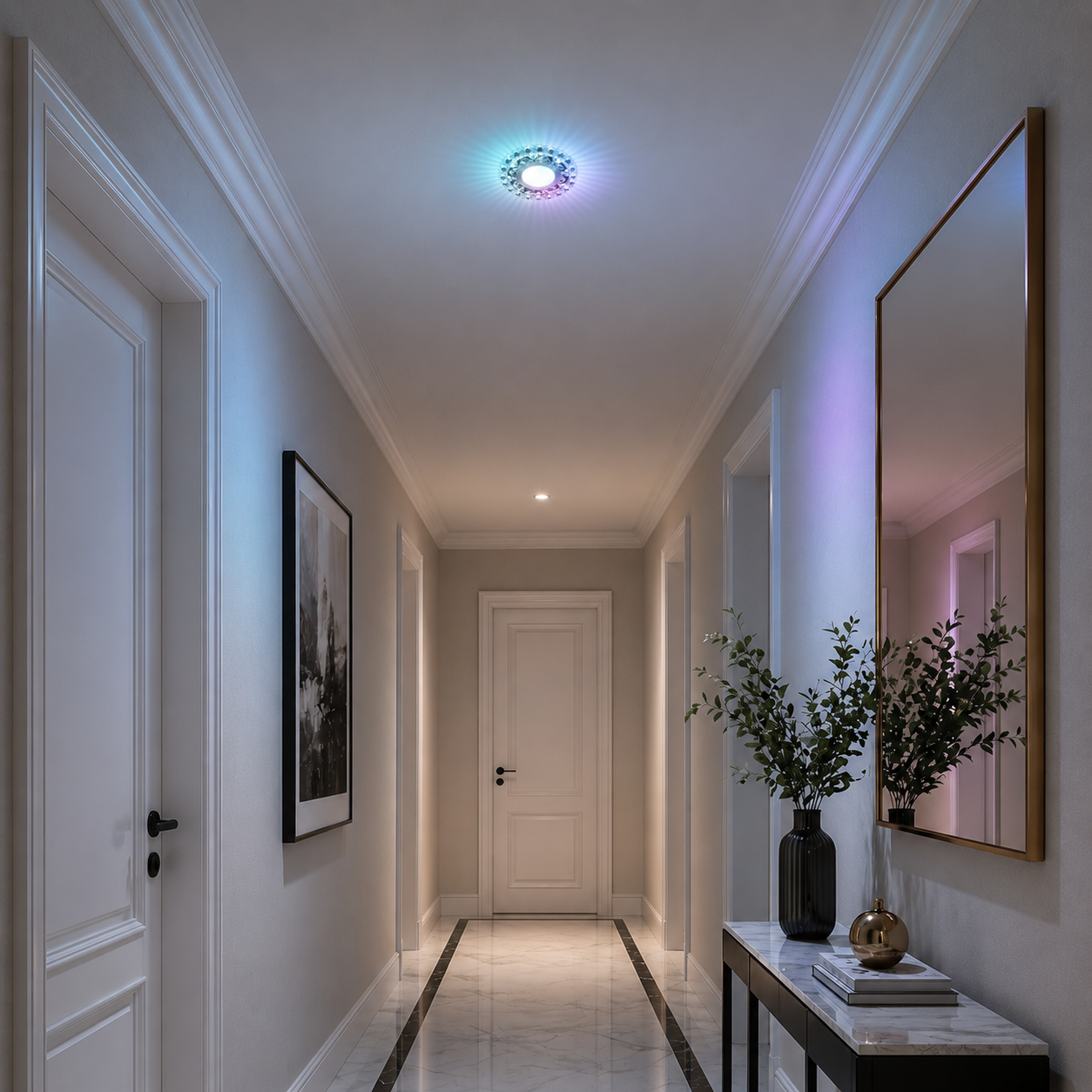 Spot LED ORBITA, 5W, Rotondo, Luce Fredda/Calda, Bronzo Antico, Spot LED in Resina e Vetro Titolo predefinito Alessandro Design