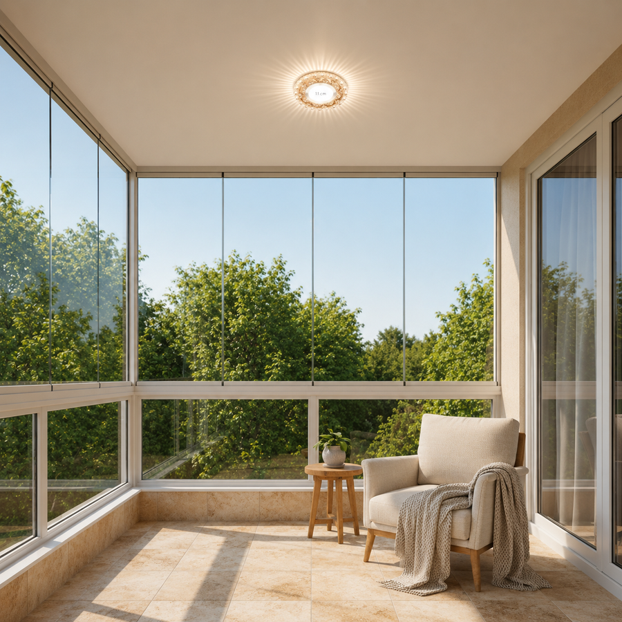 Spot LED ORBITA, 5W, Rotondo, Luce Fredda/Calda, Bronzo Antico, Spot LED in Resina e Vetro Titolo predefinito Alessandro Design