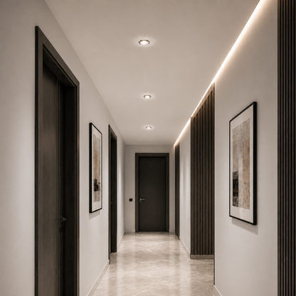 Spot LED ORBITA, 5W, Rotondo, Luce Fredda/Calda, Bronzo Antico, Spot LED in Resina e Vetro Titolo predefinito Alessandro Design