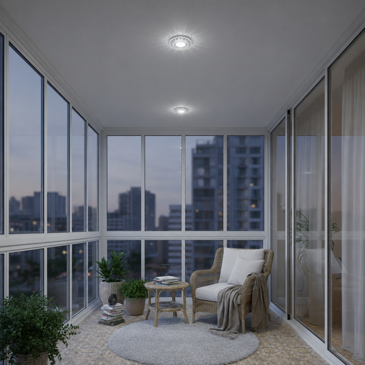 Spot LED ORBITA, 5W, Rotondo, Luce Fredda/Calda, Bronzo Antico, Spot LED in Resina e Vetro Titolo predefinito Alessandro Design