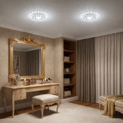 ORBITA Spot LED, 5W, Rotondo, Luce Fredda + RGB, Spot LED Bianco, Resina e Vetro Titolo predefinito Alessandro Design
