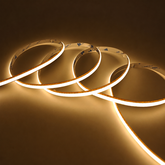 Striscia LED 53W/10M, IP21, Larghezza 0,8cm, Luce Calda, 3000K, Bianco