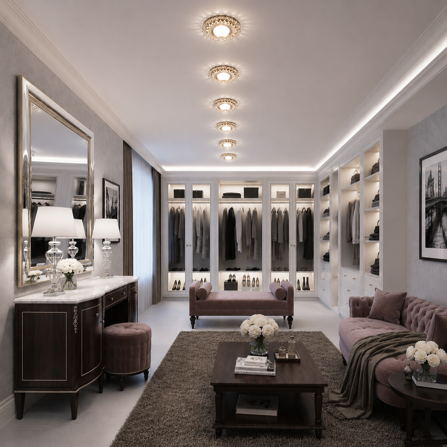 Spot LED ORBITA, 5W, Rotondo, Luce Fredda/Calda, Bronzo Antico, Spot LED in Resina e Vetro Titolo predefinito Alessandro Design
