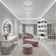ORBITA Spot LED, 5W, Rotondo, Luce Fredda + RGB, Spot LED Bianco, Resina e Vetro Titolo predefinito Alessandro Design