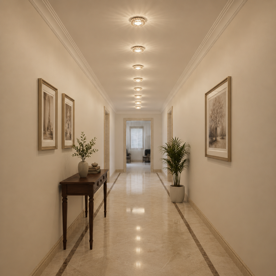 Spot LED ORBITA, 5W, Rotondo, Luce Fredda/Calda, Bronzo Antico, Spot LED in Resina e Vetro Titolo predefinito Alessandro Design