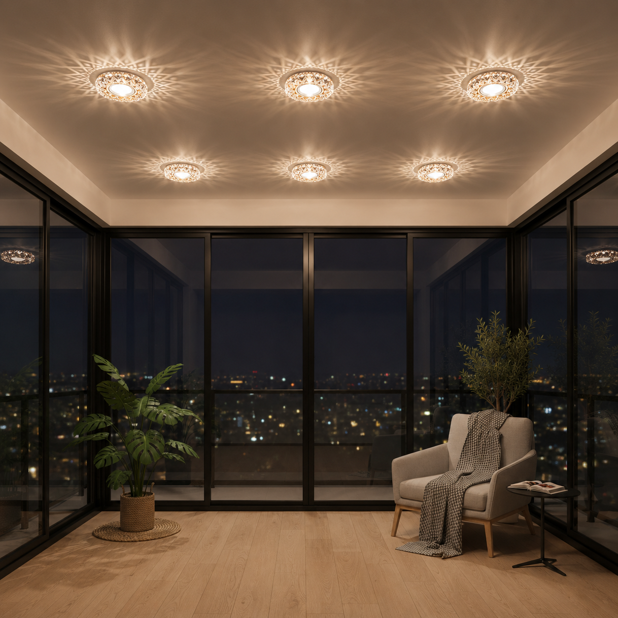 Spot LED ORBITA, 5W, Rotondo, Luce Fredda/Calda, Bronzo Antico, Spot LED in Resina e Vetro Titolo predefinito Alessandro Design