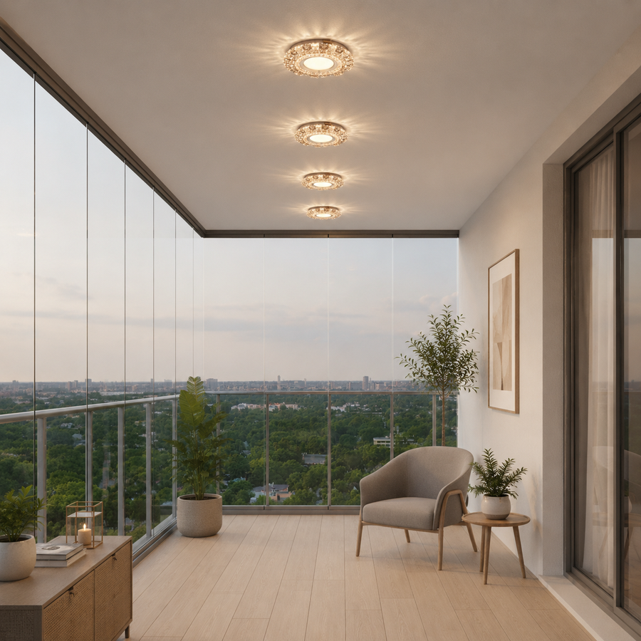 Spot LED ORBITA, 5W, Rotondo, Luce Fredda/Calda, Bronzo Antico, Spot LED in Resina e Vetro Titolo predefinito Alessandro Design