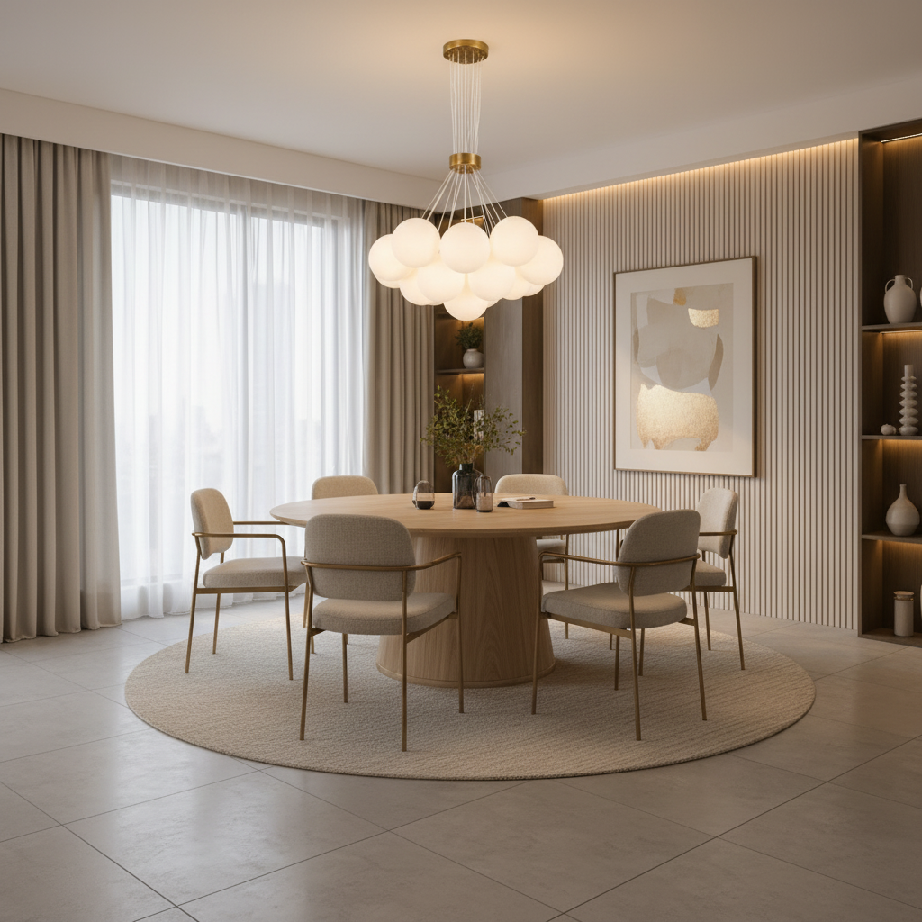 MODERN LOFT Lampadario Bagliore, Globo, 13xE27, Altezza Regolabile, Lampadari Moderni Oro Titolo predefinito Alessandro Design