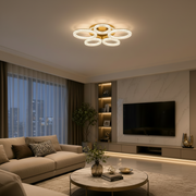 Lampadario LED con Telecomando, 66W, Luce Fredda/Calda/Neutra, Dimmerabile, Oro Lampadari LED con Telecomando Titolo predefinito Alessandro Design
