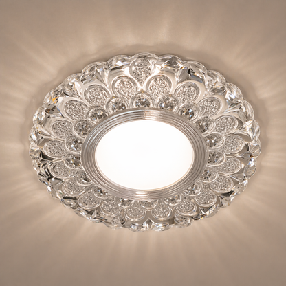 ORBITA Spot LED, 5W, Rotondo, Luce Fredda + RGB, Spot LED Bianco, Resina e Vetro Titolo predefinito Alessandro Design