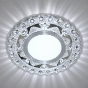 ORBITA Spot LED, 5W, Rotondo, Luce Fredda + RGB, Spot LED Bianco, Resina e Vetro Titolo predefinito Alessandro Design