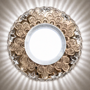 ORBITA Spot LED, 5W, Rotondo, Luce Fredda/Calda, Bronzo Antico, Resina e Vetro Spot LED Titolo predefinito Alessandro Design