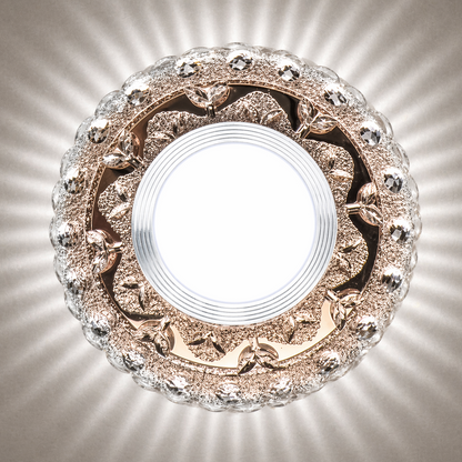 Spot LED ORBITA, 5W, Rotondo, Luce Fredda/Calda, Bronzo Antico, Spot LED in Resina e Vetro Titolo predefinito Alessandro Design