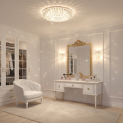 Spot LED ORBITA, 5W, Rotondo, Luce Fredda + RGB, Bianco, Resina e Vetro