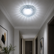 Spot LED ORBITA, 5W, Rotondo, Luce Fredda + RGB, Bianco, Resina e Vetro