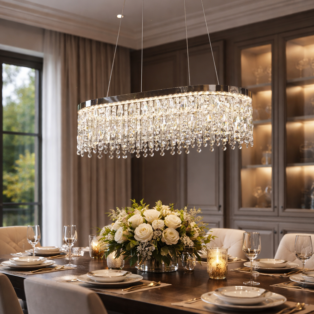 Lampadario LED con Telecomando, 114W, ROYALE Imperio, 70x33x120, Luce Fredda/Neutra/Calda, Dimmerabile, Argento, Cristallo, Acciaio Lampadari LED con Telecomando Titolo predefinito Alessandro Design