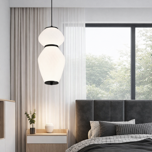 LUMA Lampadario a Sospensione, 33W, Luce Calda/Fredda/Neutra 3000K/4500K/6000K, Diametro 40,5 cm, Altezza 16,5 cm, Bianco, Plexiglas, Metallo Lampadari LED Titolo predefinito Alessandro Design