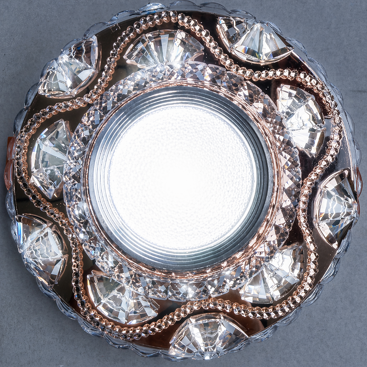Spot LED ORBITA, 5W, Rotondo, Luce Fredda/Calda, Bronzo Antico, Spot LED in Resina e Vetro Titolo predefinito Alessandro Design